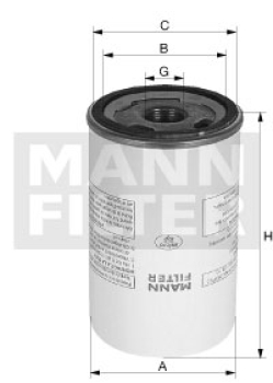 Alternative MANN FILTER - SPIN-ON Separator LB 1374/2