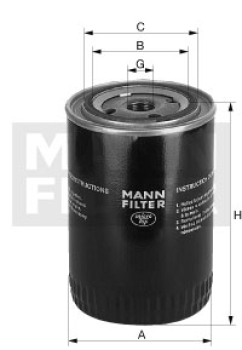 Alternative MANN FILTER - Oil filter W 940/40