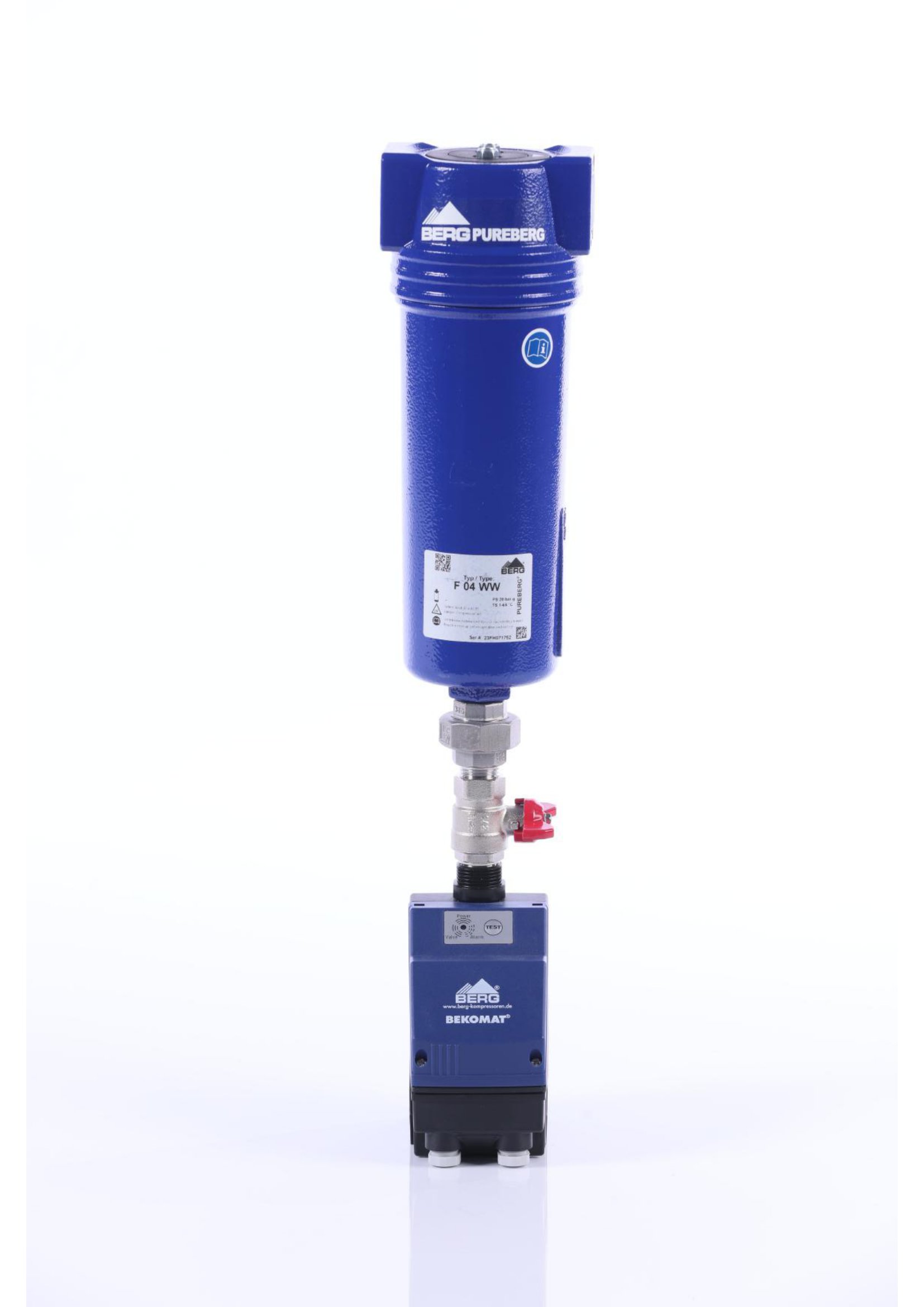 PUREBERG® F15WW Water separator, 888m3/h@7bar